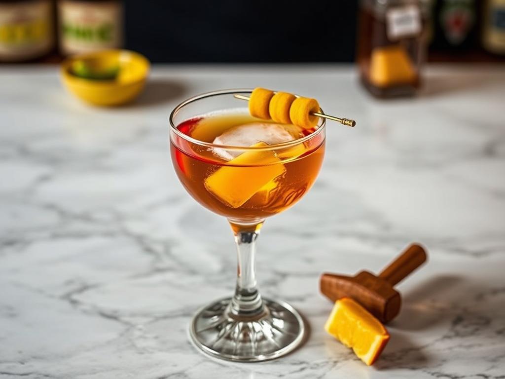 manhattan happy ending. Classic recipe and preparation